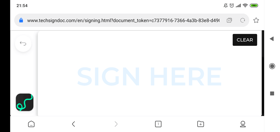 PDF belgesini mobil olarak elektronik olarak imzalama